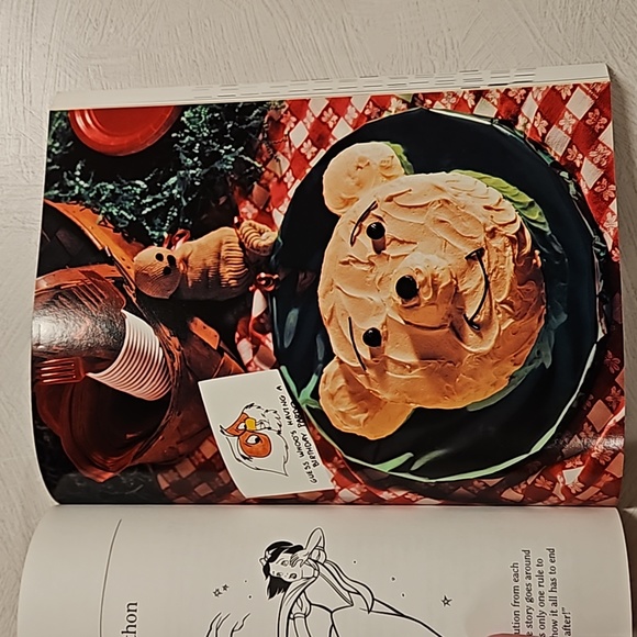 The Disney Party Handbook vintage foodie gift ready bundle with a tee 1998 - Picture 9 of 12